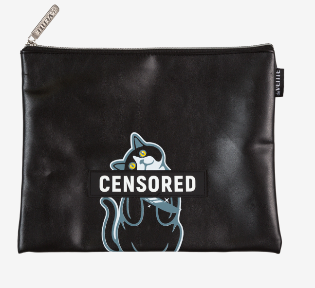 Папка для тетрадей 'deVENTE. Censored' A5 (27x20,5x1 см) на молнии сверху, 8053533