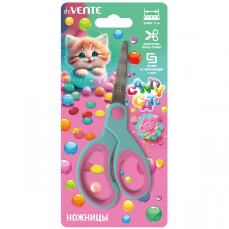 Ножницы детские "deVENTE. Candy Cat" 13 см, 8010407