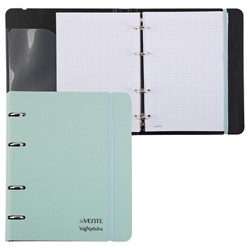 Тетрадь на кольцах А5, 80л., deVENTE, sigNATURE, твердая обложка, 2057573